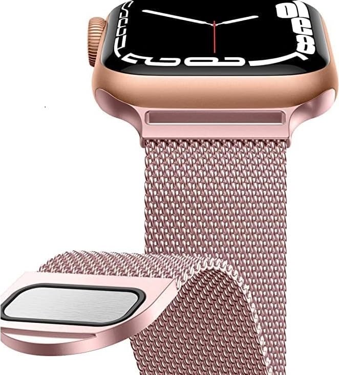 Rose Gold Stainless Steel with Magnetic Wristband Strap