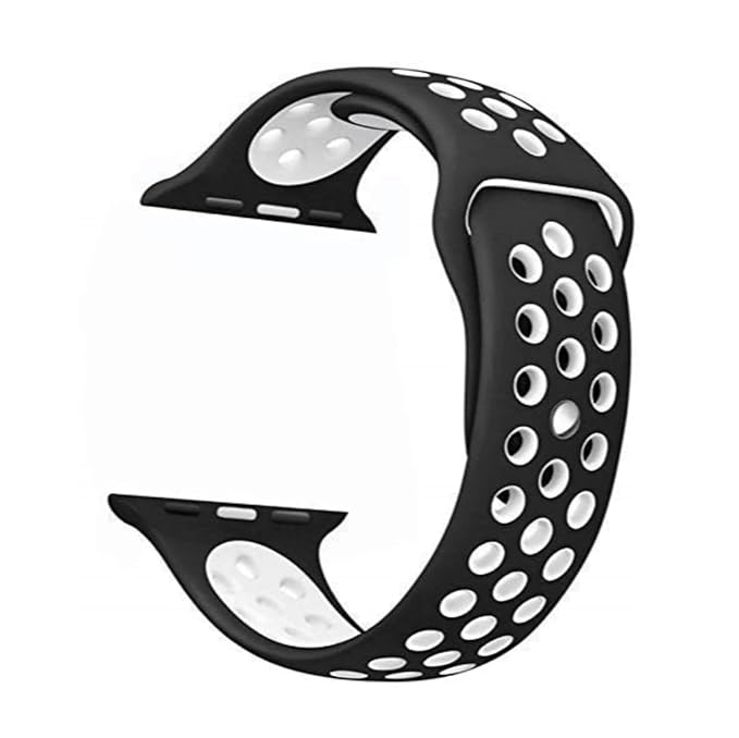 Black & White Luxury Silicone Strap