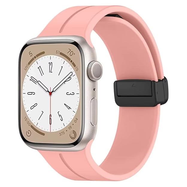 Silicone Magnetic Buckle Light Pink