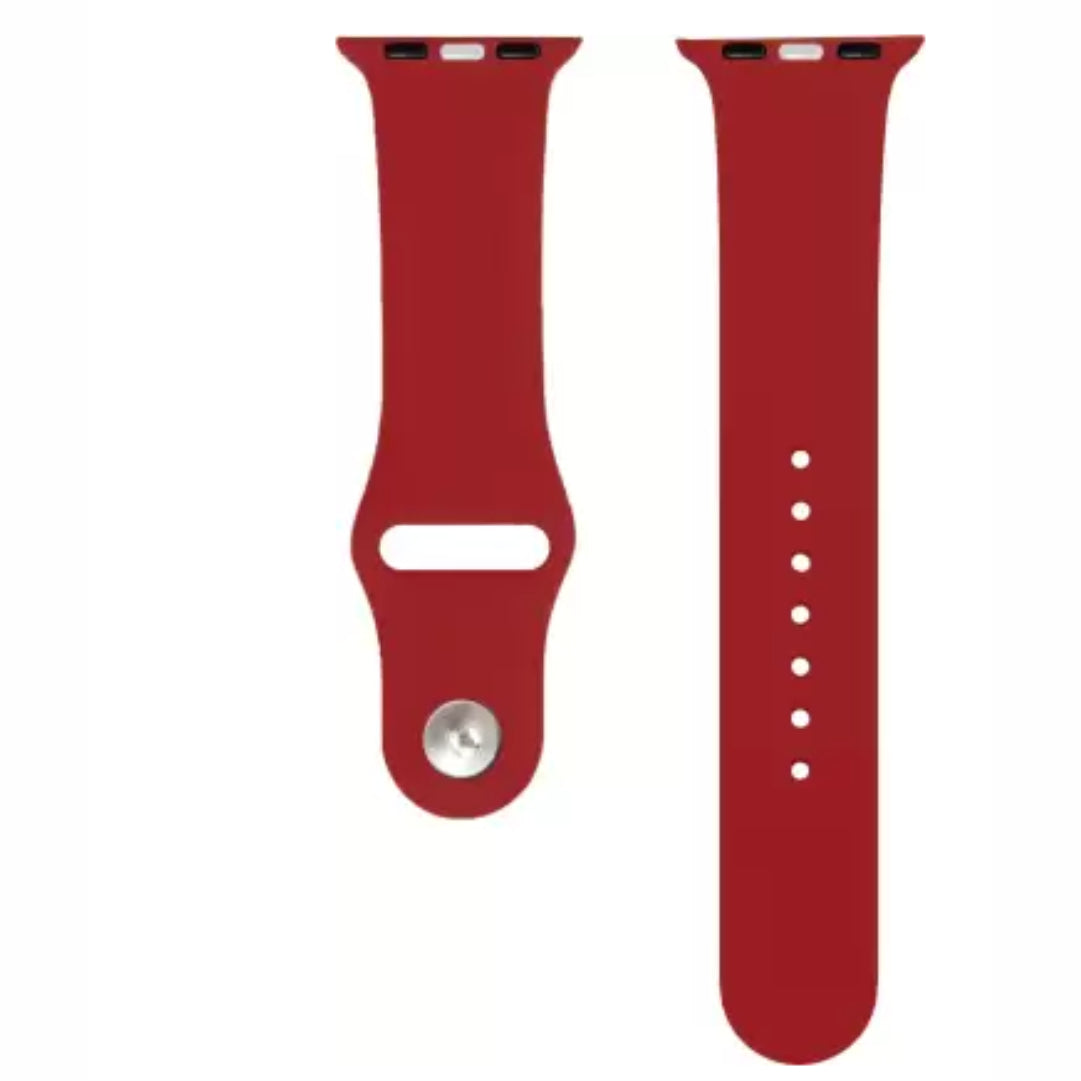 Plane Silicone Strap Red