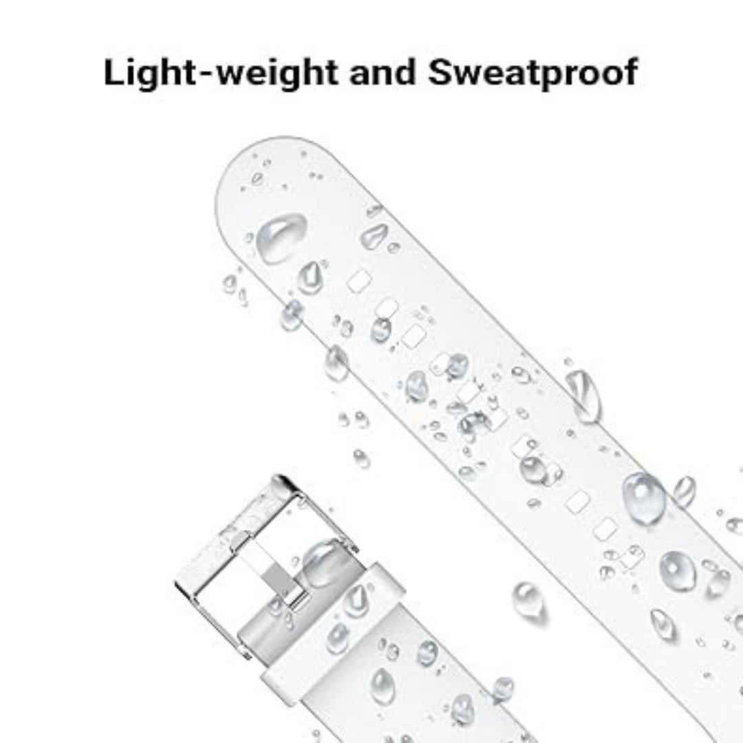 White Silicone Plane Hock Lock Strap