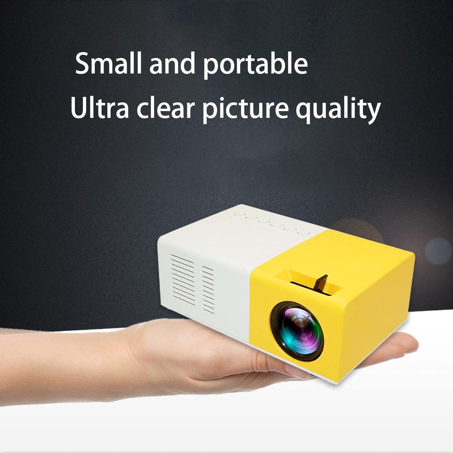 Mini Projector 4K Support