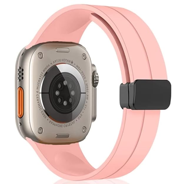 Silicone Magnetic Buckle Light Pink