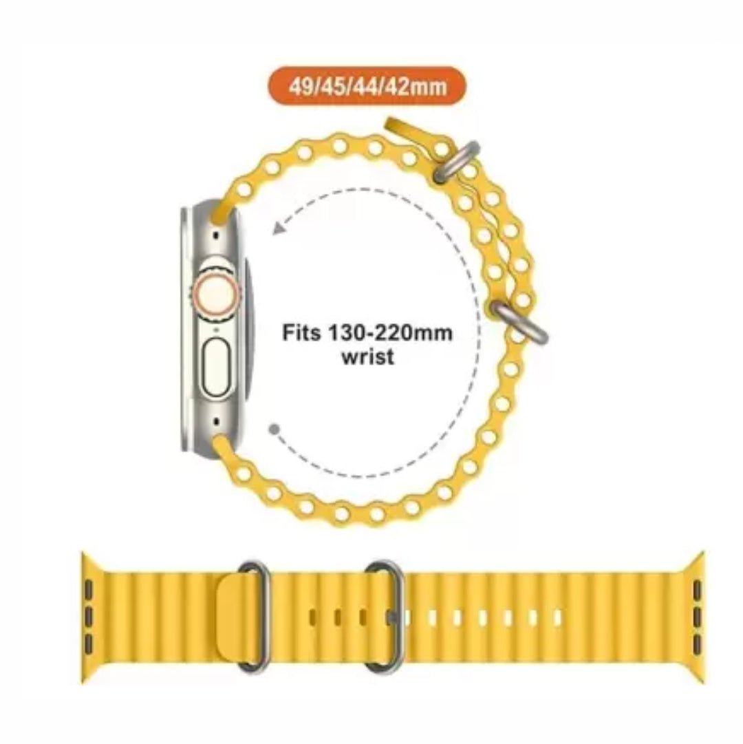Ocean Silicone Strap Yellow