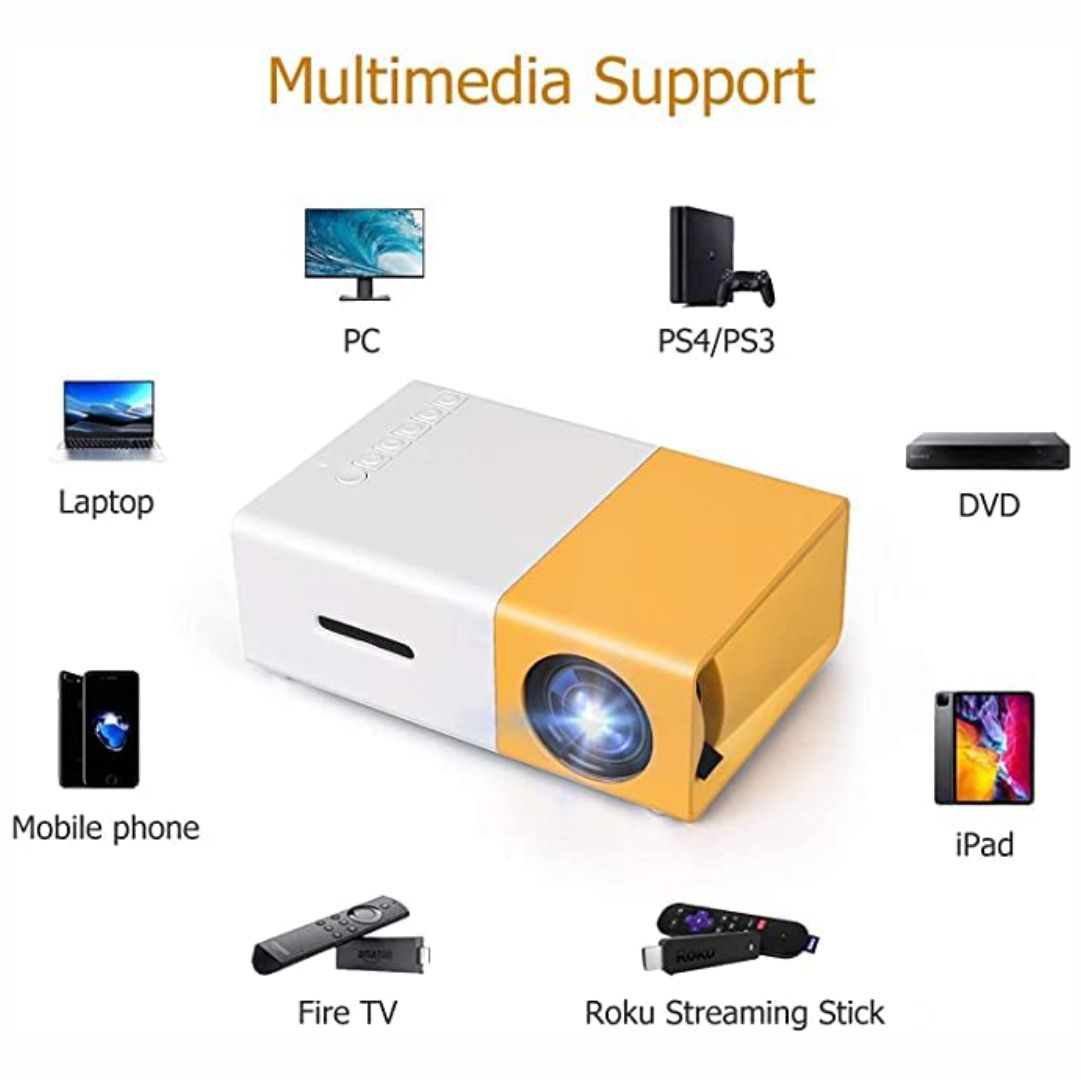 Mini Projector 4K Support
