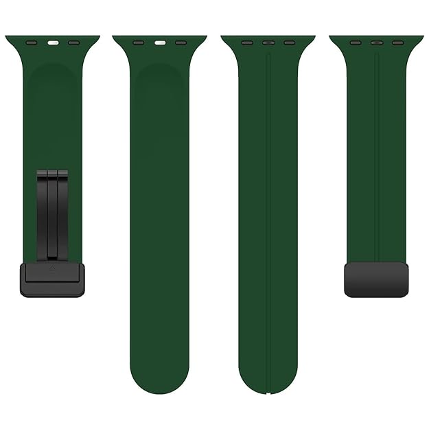 Silicone Magnetic Buckle Army Green