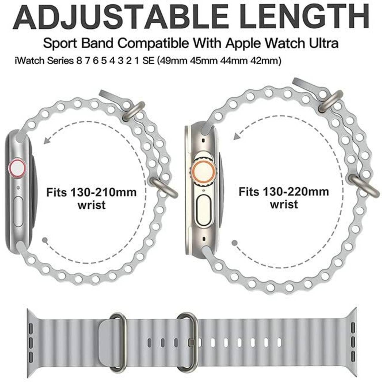 Ocean Silicone Strap Cream