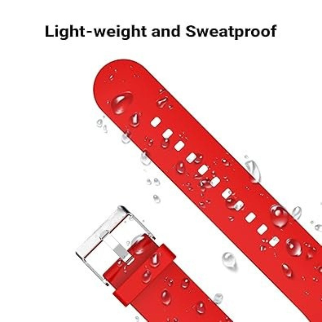 Red Silicone Plane Hock Lock Strap