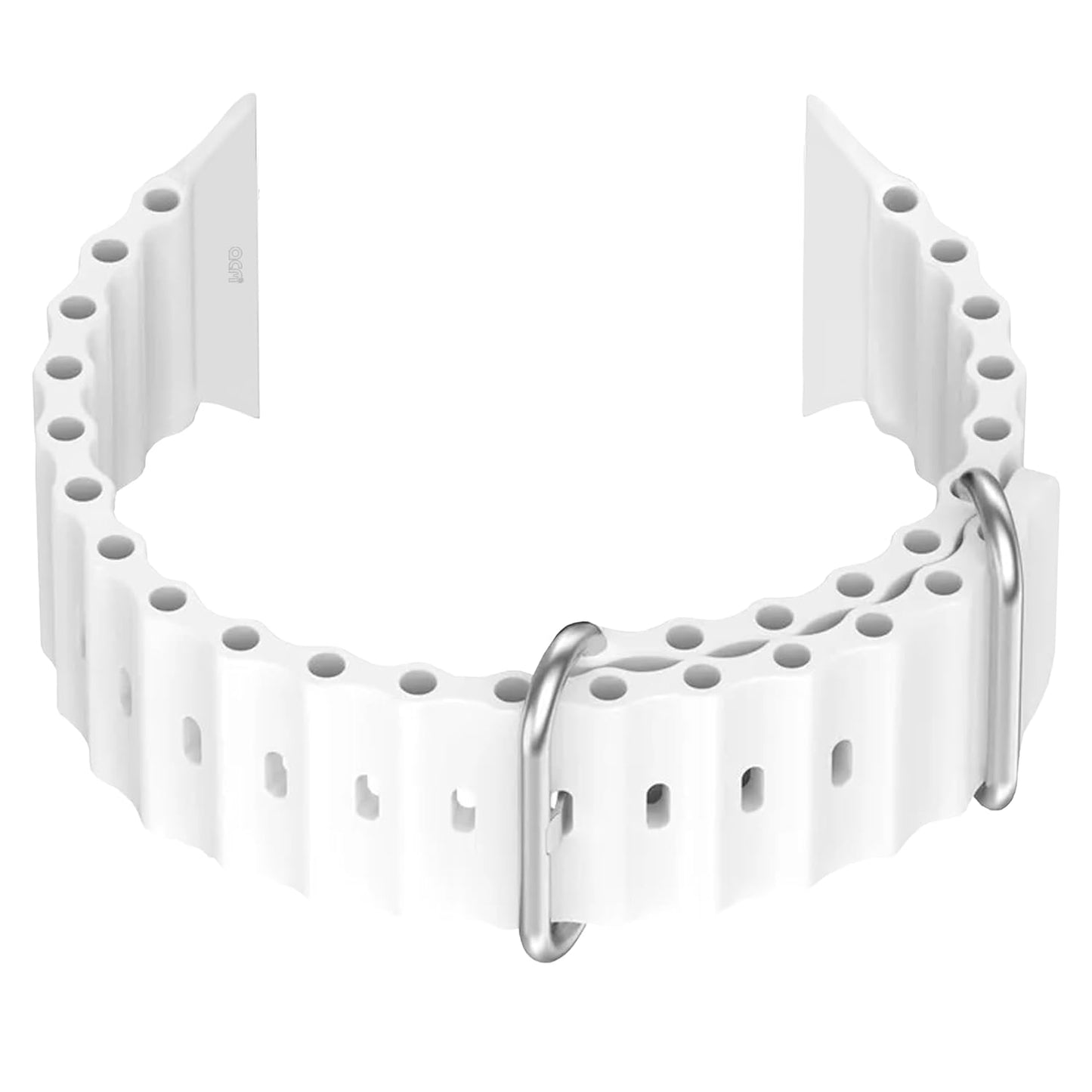 Ocean Silicone Strap White