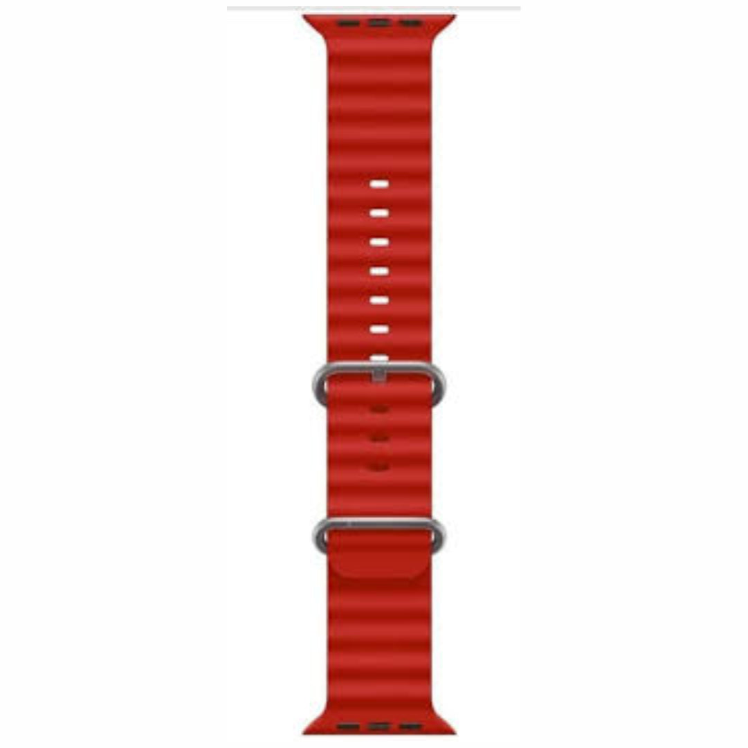 Ocean Silicone Strap Red