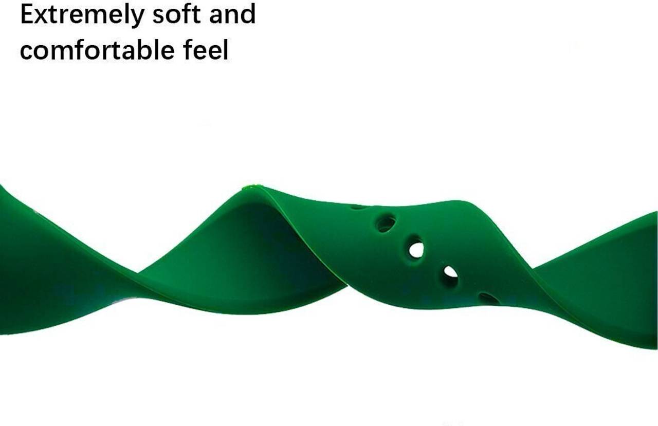 Plane Silicone Strap Dark Green