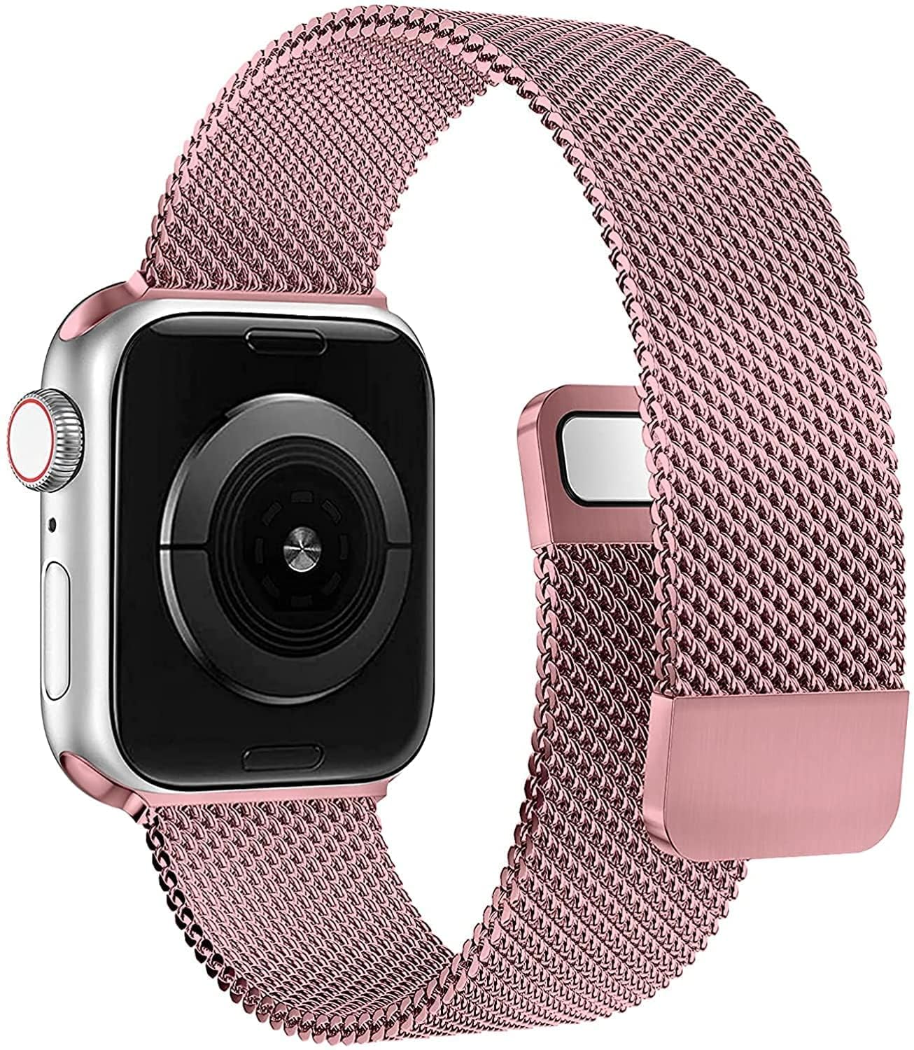 Rose Gold Stainless Steel with Magnetic Wristband Strap