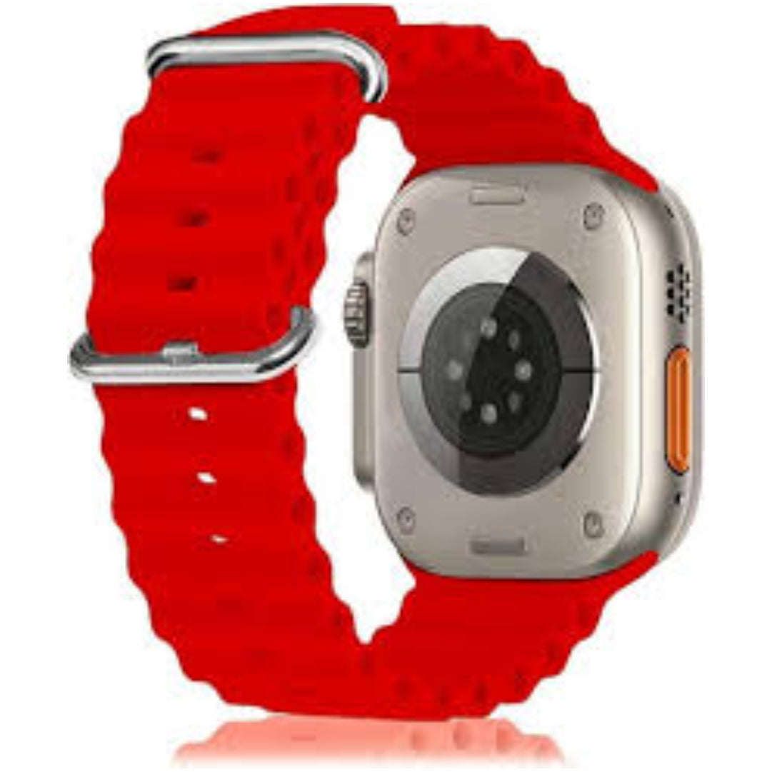 Ocean Silicone Strap Red