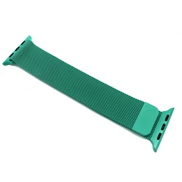 Green Stainless Steel with Magnetic Wristband Strap