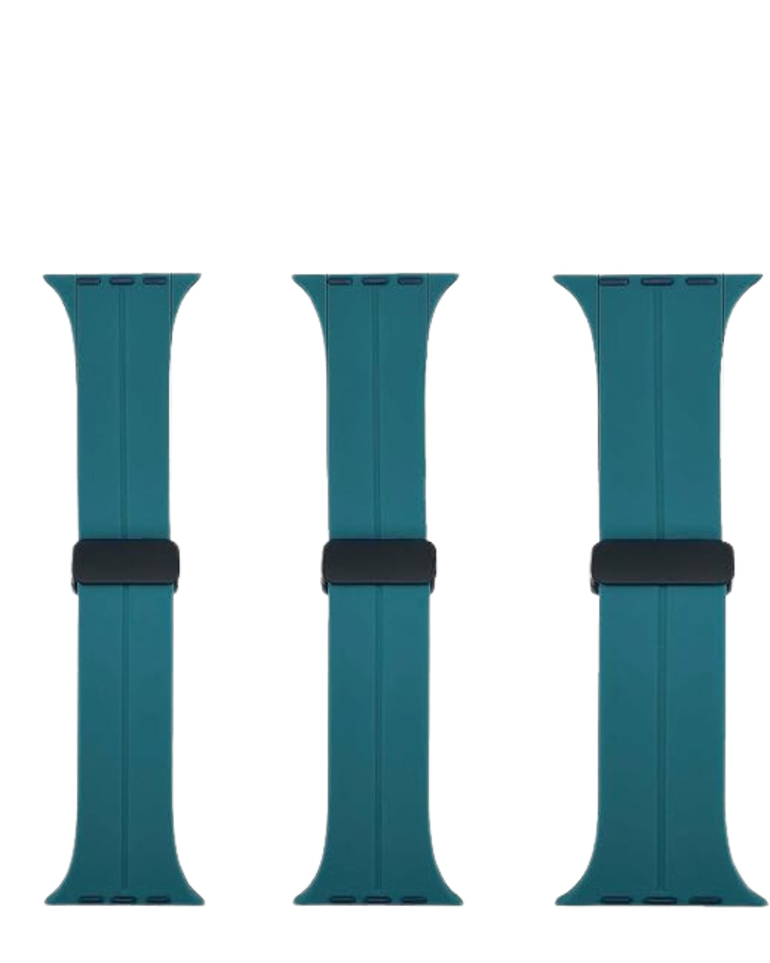 Silicone Magnetic Buckle Spacy Teal Green