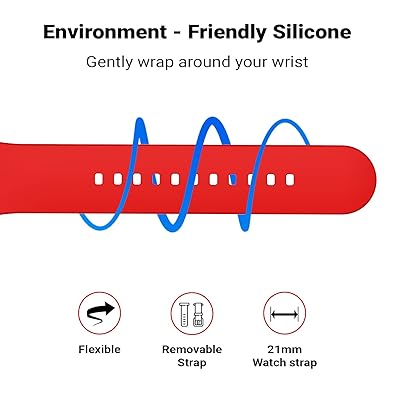 Red Silicone Plane Hock Lock Strap