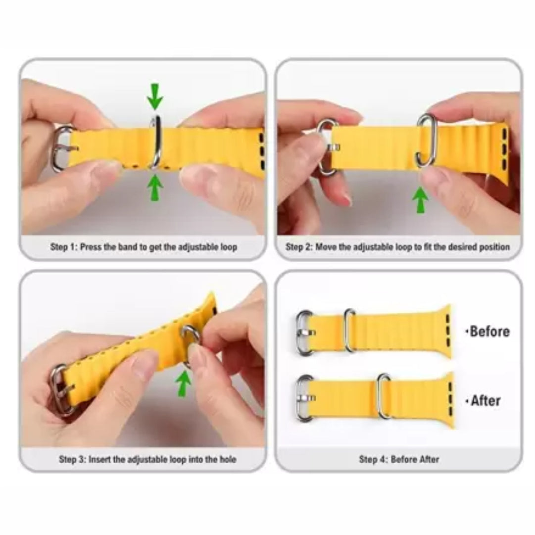 Ocean Silicone Strap Yellow
