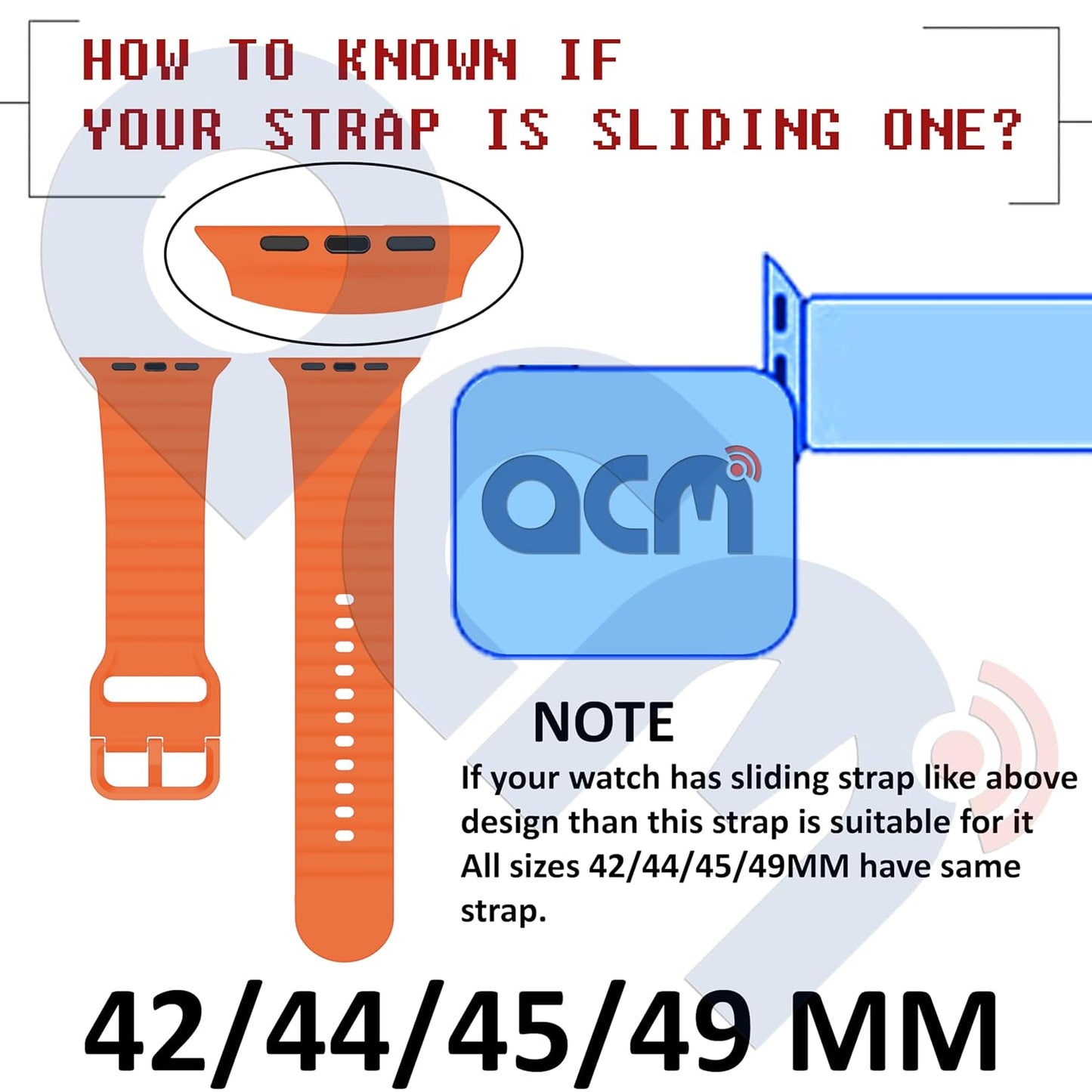 Ocean Silicone Strap Pink
