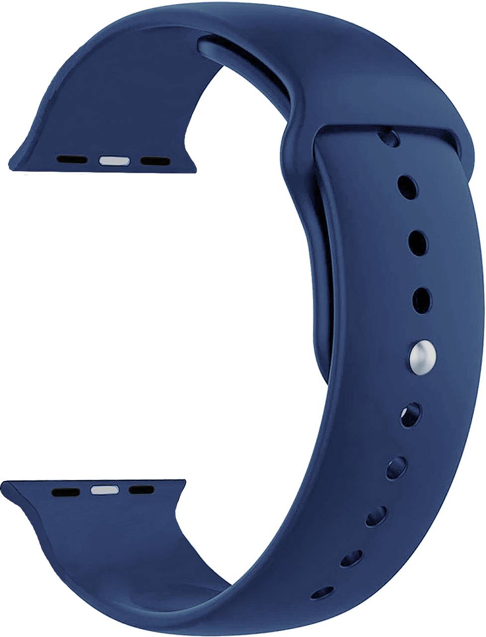 Plane Silicone Strap Dark Blue