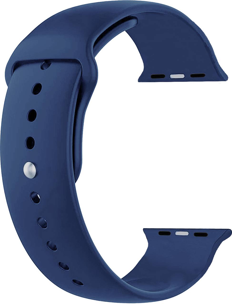 Plane Silicone Strap Dark Blue