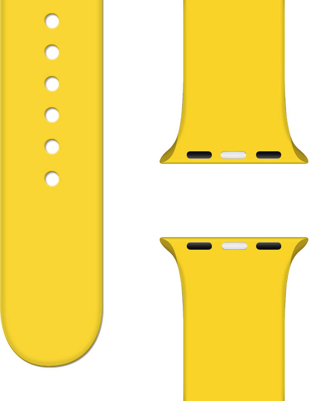 Plane Silicone Strap Yellow