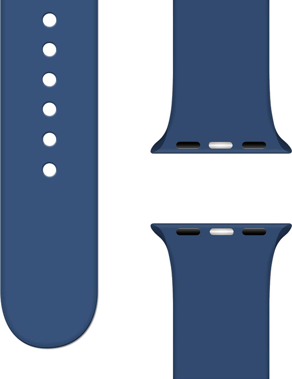 Plane Silicone Strap Dark Blue