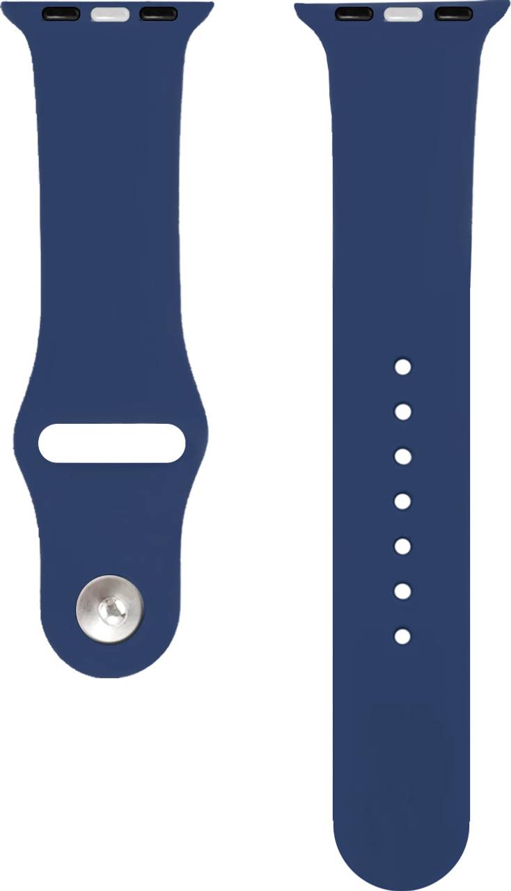 Plane Silicone Strap Dark Blue