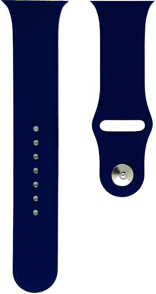 Plane Silicone Strap Navy Blue