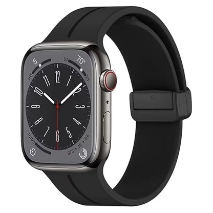 Silicone Magnetic Buckle Black