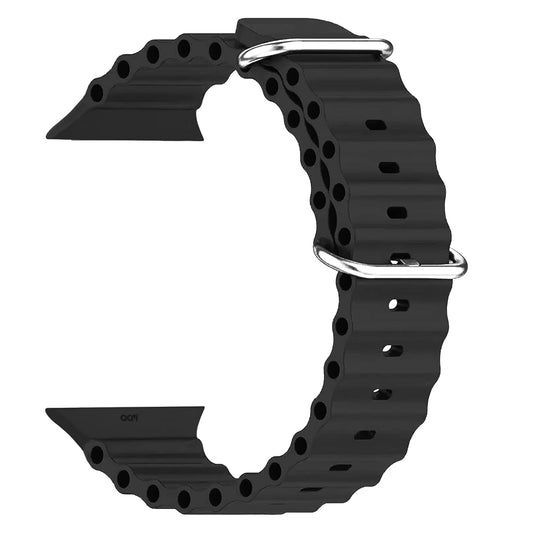 Ocean Silicone Strap Black