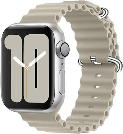 Ocean Silicone Strap Cream