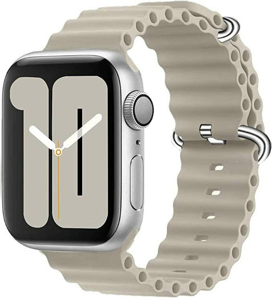 Ocean Silicone Strap Cream