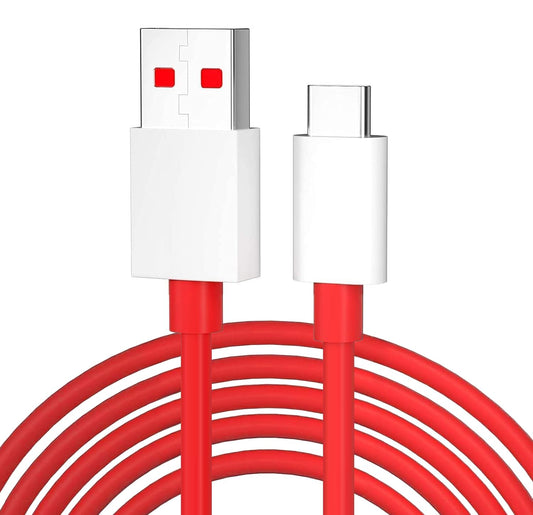 NINESTAR 80W Charger Cable USB to Type C Warp Charger SuperVooc/Dash Super Charge Cable