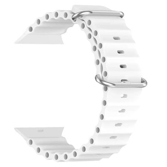Ocean Silicone Strap White