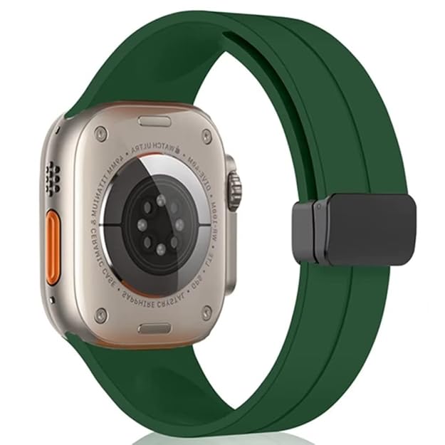 Silicone Magnetic Buckle Army Green
