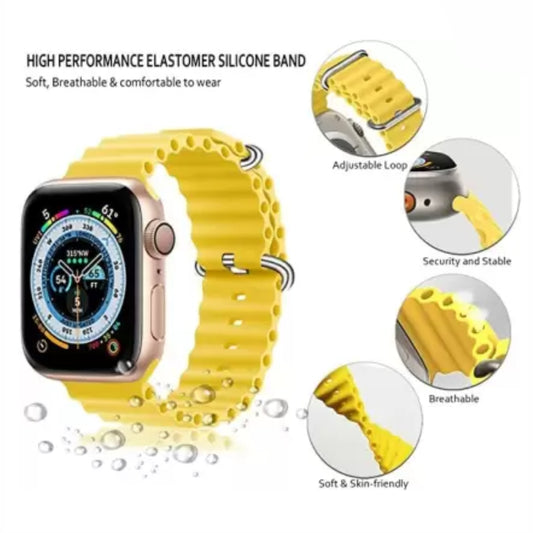 Ocean Silicone Strap Yellow