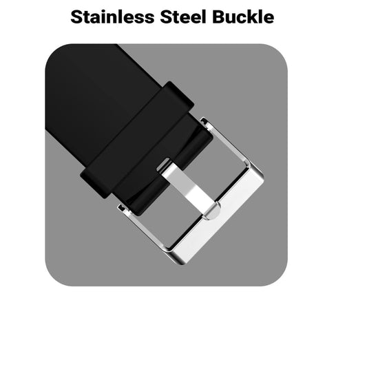 Black Silicone Plane Hock Lock Strap
