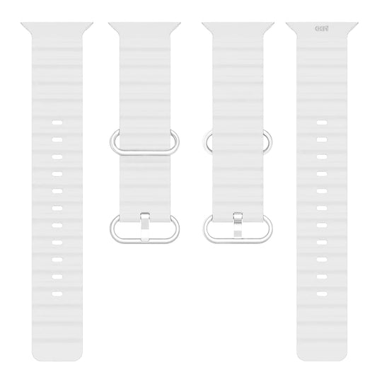 Ocean Silicone Strap White