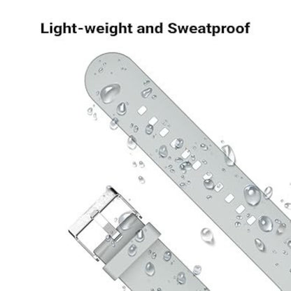 Grey Silicone Plane Hock Lock Strap