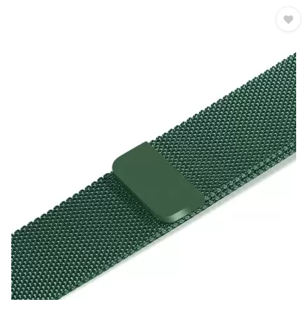 Green Stainless Steel with Magnetic Wristband Strap