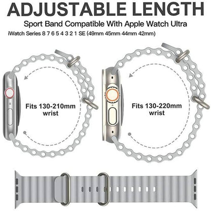 Ocean Silicone Strap Cream