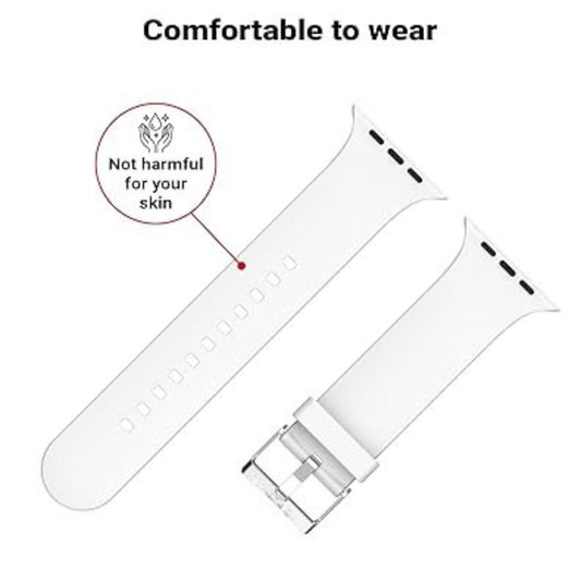 White Silicone Plane Hock Lock Strap