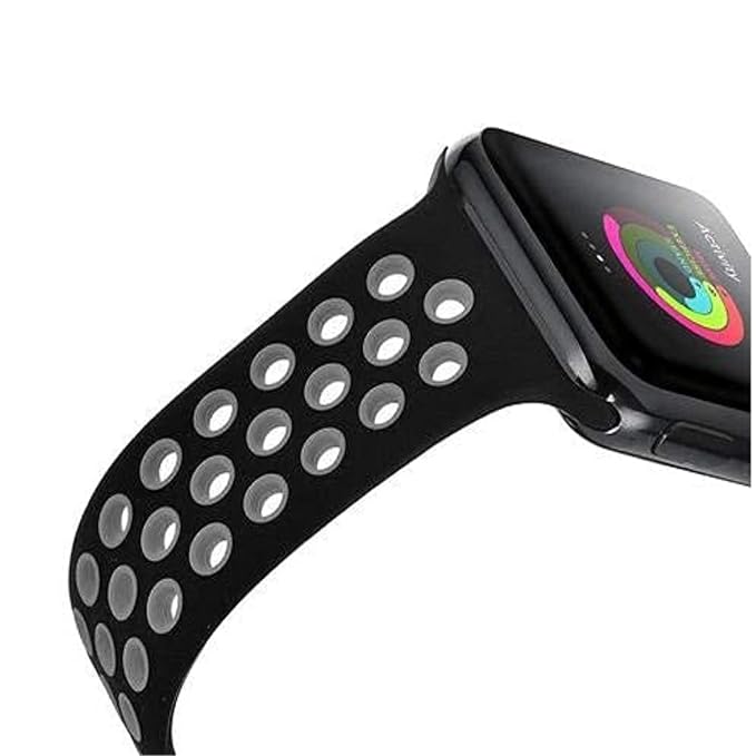 Black & White Luxury Silicone Strap