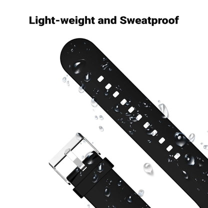Black Silicone Plane Hock Lock Strap
