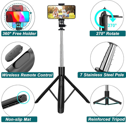 Q16 Magic Snapshot Long Selfie Stick