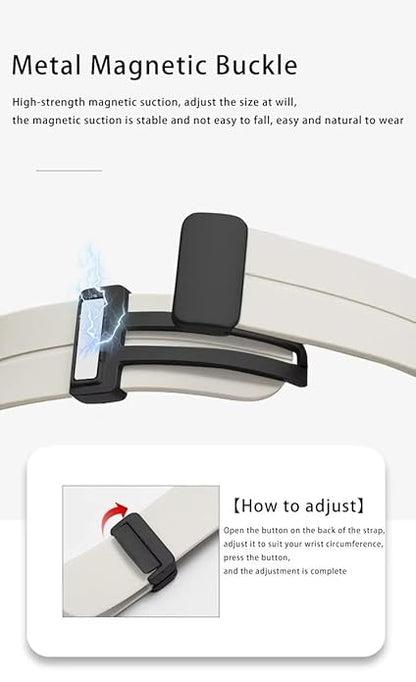 Silicone Magnetic Buckle Black