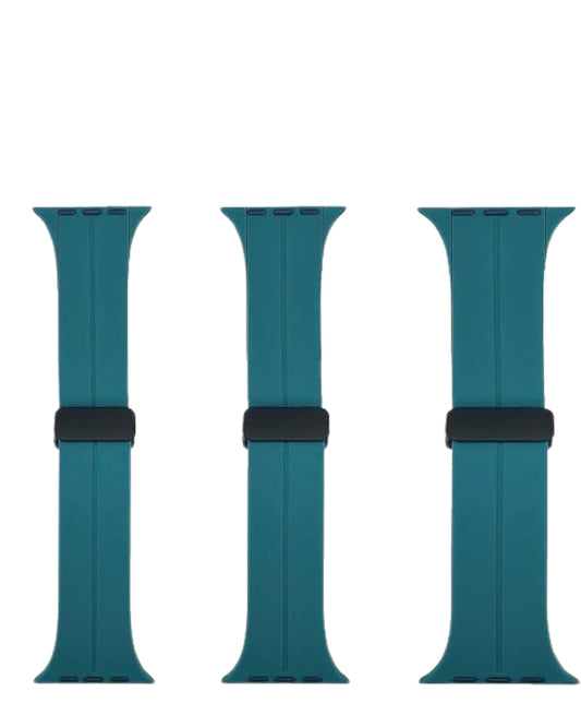 Silicone Magnetic Buckle Spacy Teal Green