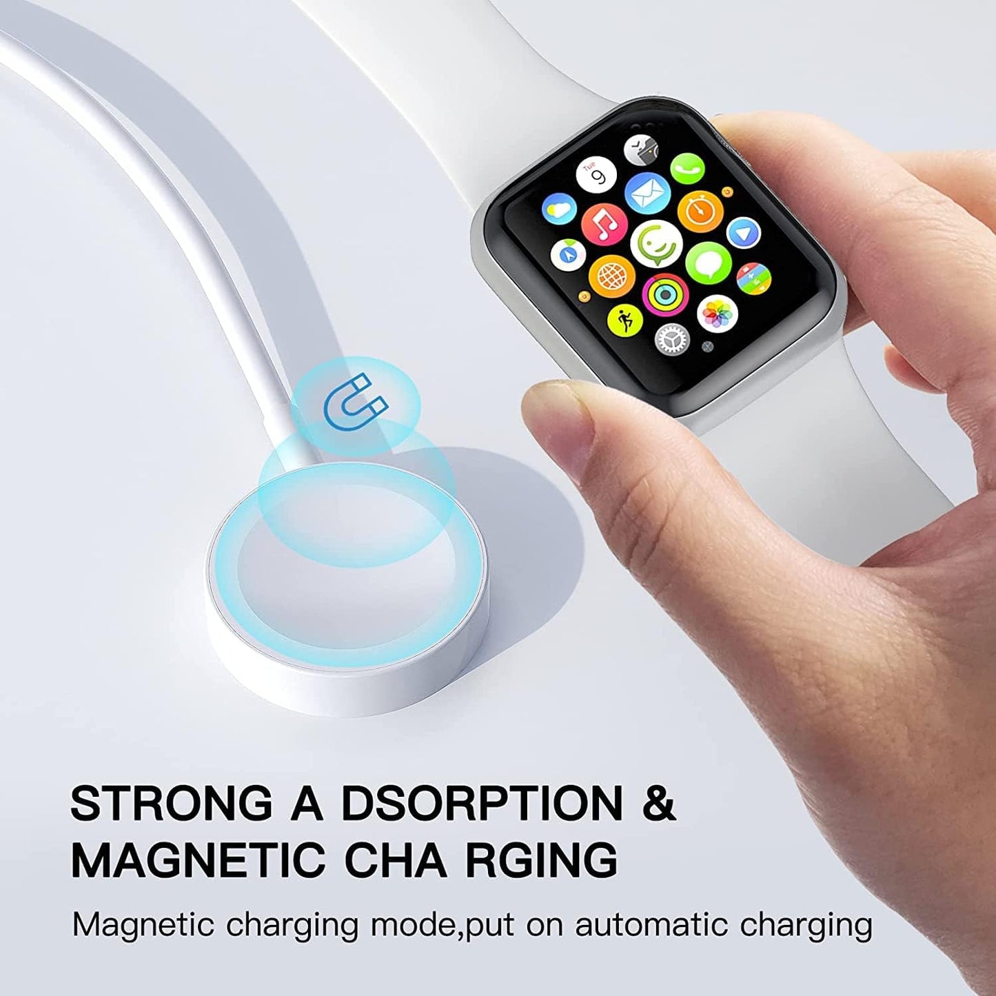 iWatch Series Ultra Smart Watch Charger Magnetic Fast Charging Cable [Portable] Magnetic WirelessiWatch Series Ultra Smart Watch Charger Magnetic Fast Charging Cable [Portable] Magnetic Wireless