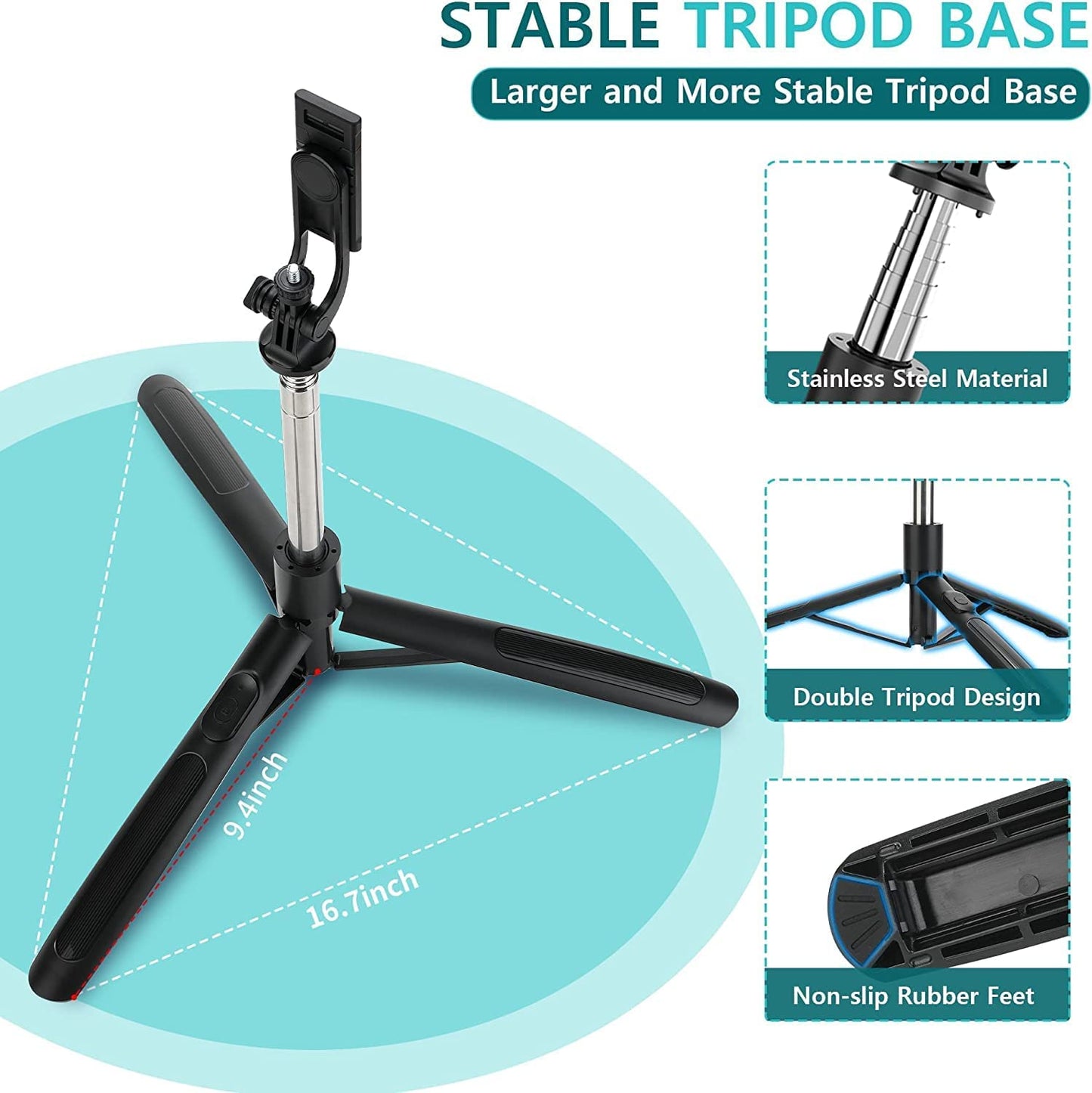 Q16 Magic Snapshot Long Selfie Stick