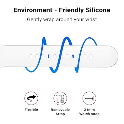 White Silicone Plane Hock Lock Strap